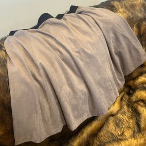 Alfani faux suede Skirt with stretchy Waistband